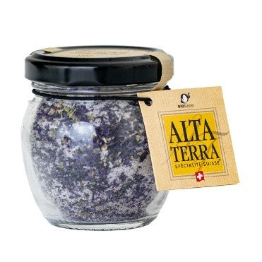 Bio Alpensalz mit Malvenblüten