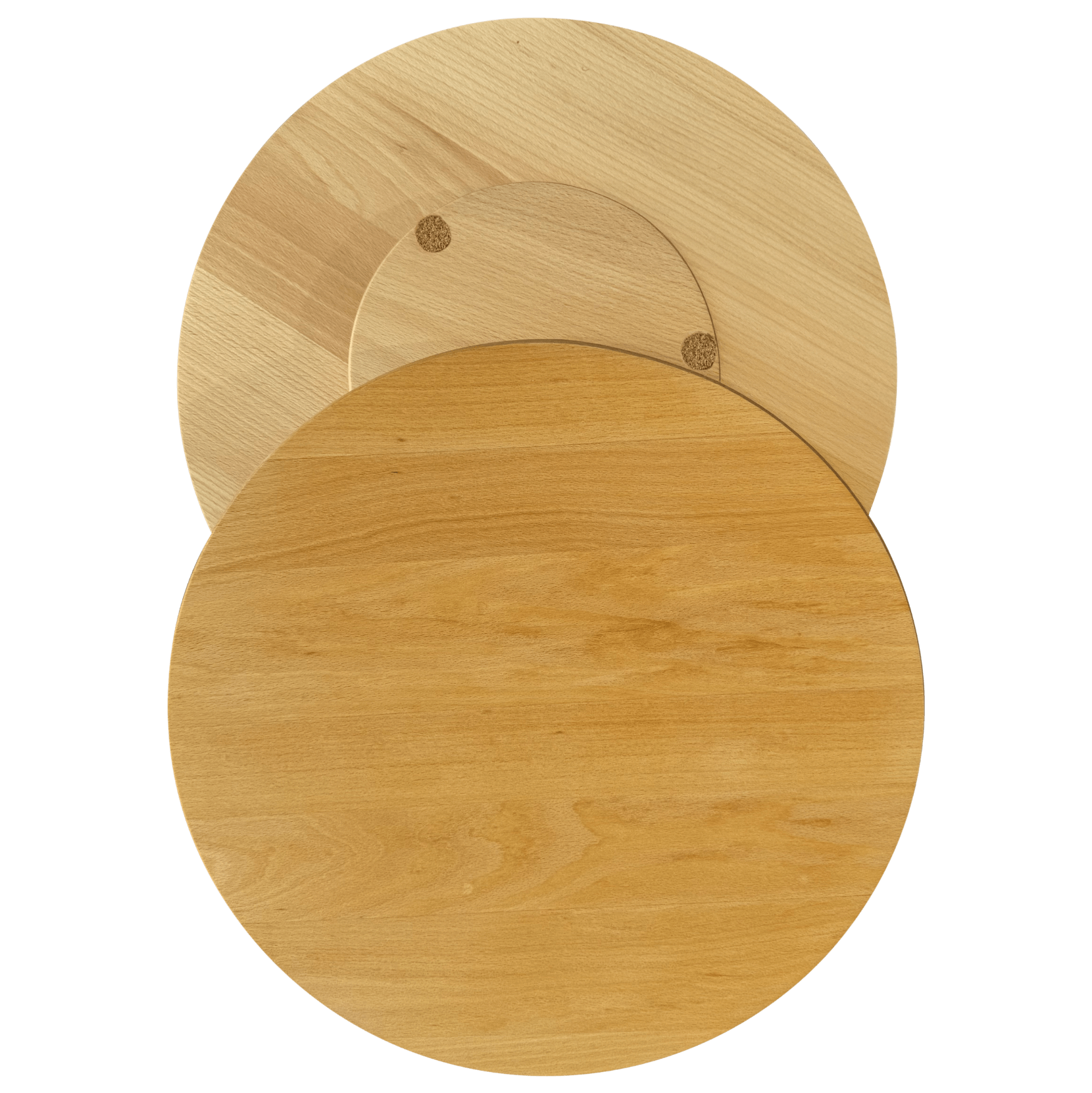 Drehteller - Drehplatte aus Buchenholz, ideal für Käse 40cm Durchmesser (Preis inkl. Gravur)