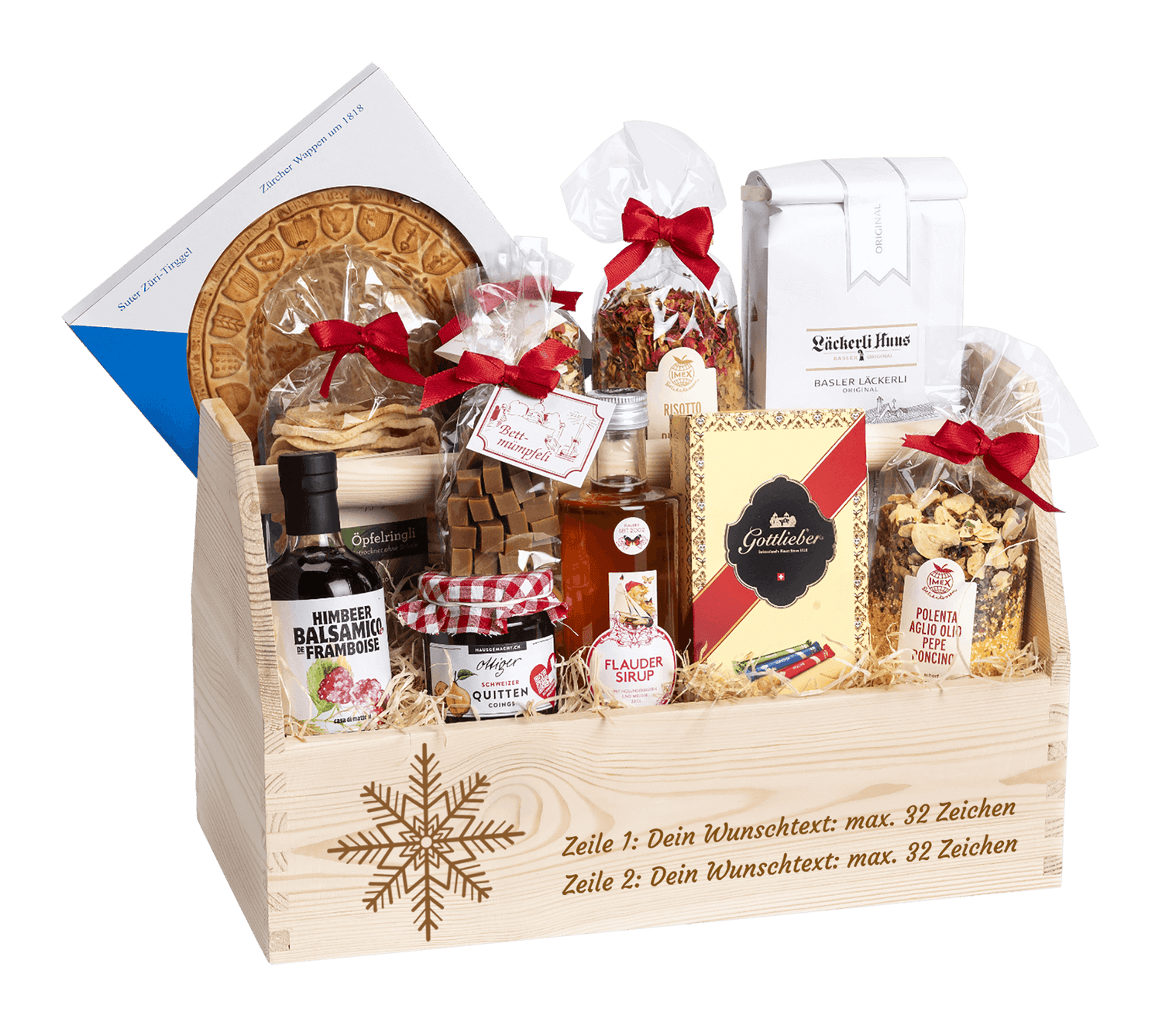 Geschenkkorb Wintertraum (Preis inkl. Gravur)