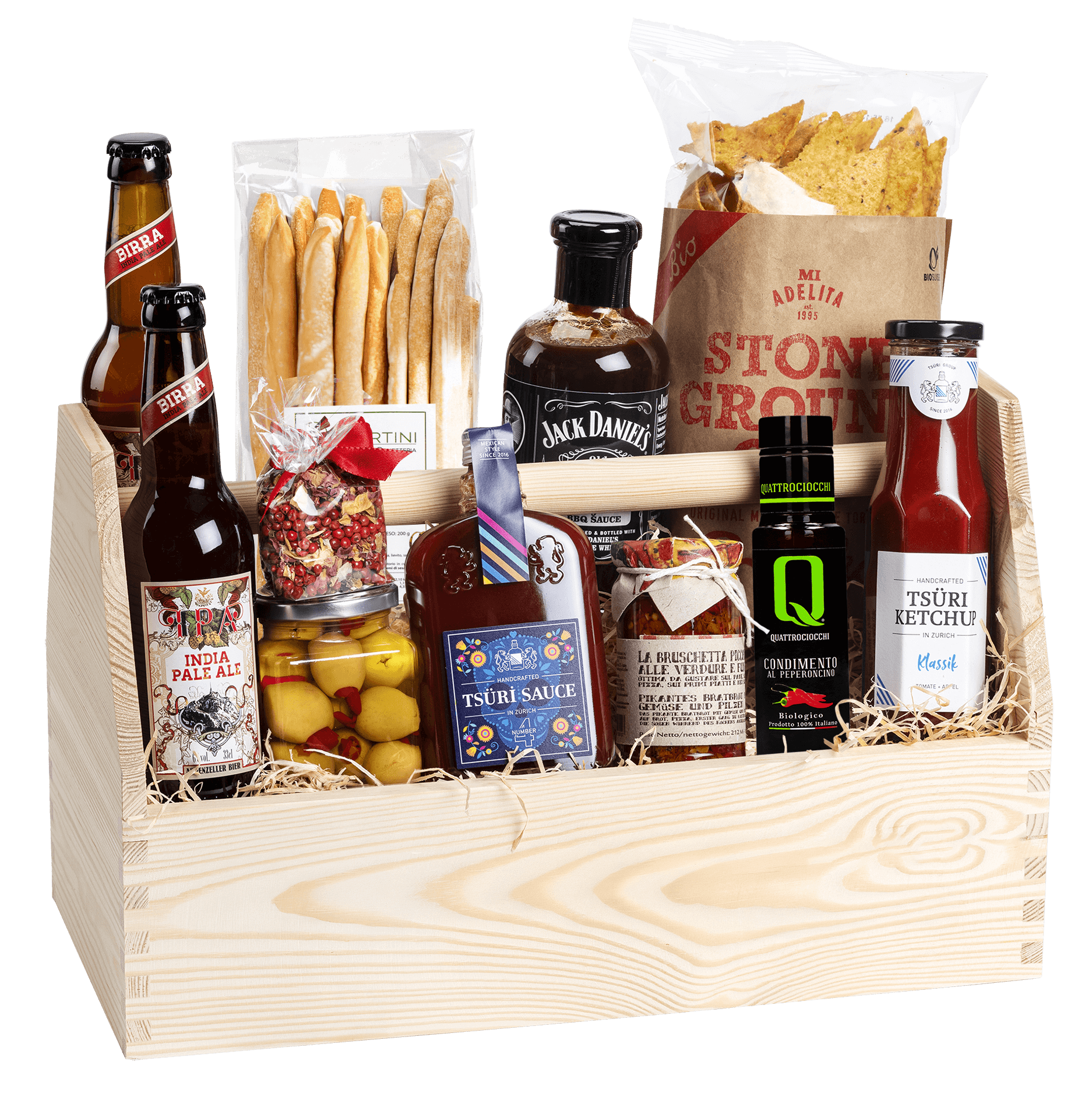 Geschenkkorb Feuer & Flamme (Preis inkl. Gravur)