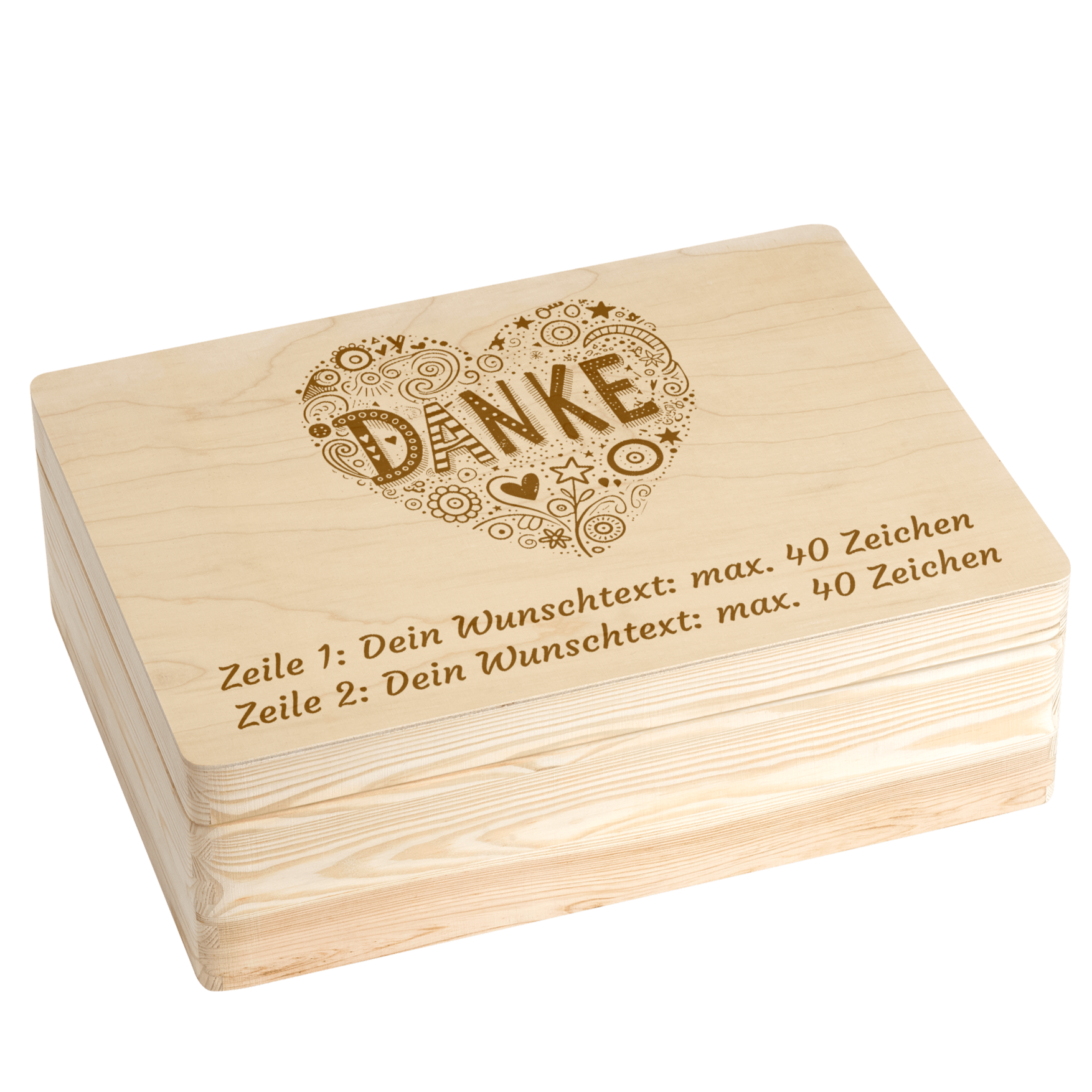 Geschenkkorb Danke personalisiert