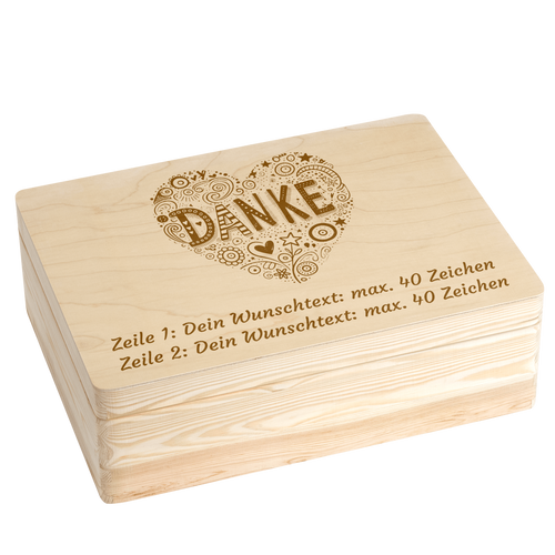 Geschenkkorb Danke personalisiert