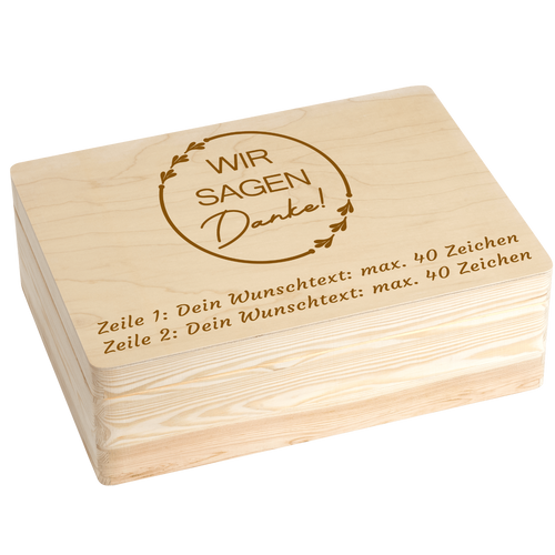 Geschenkkorb zum Personalisieren