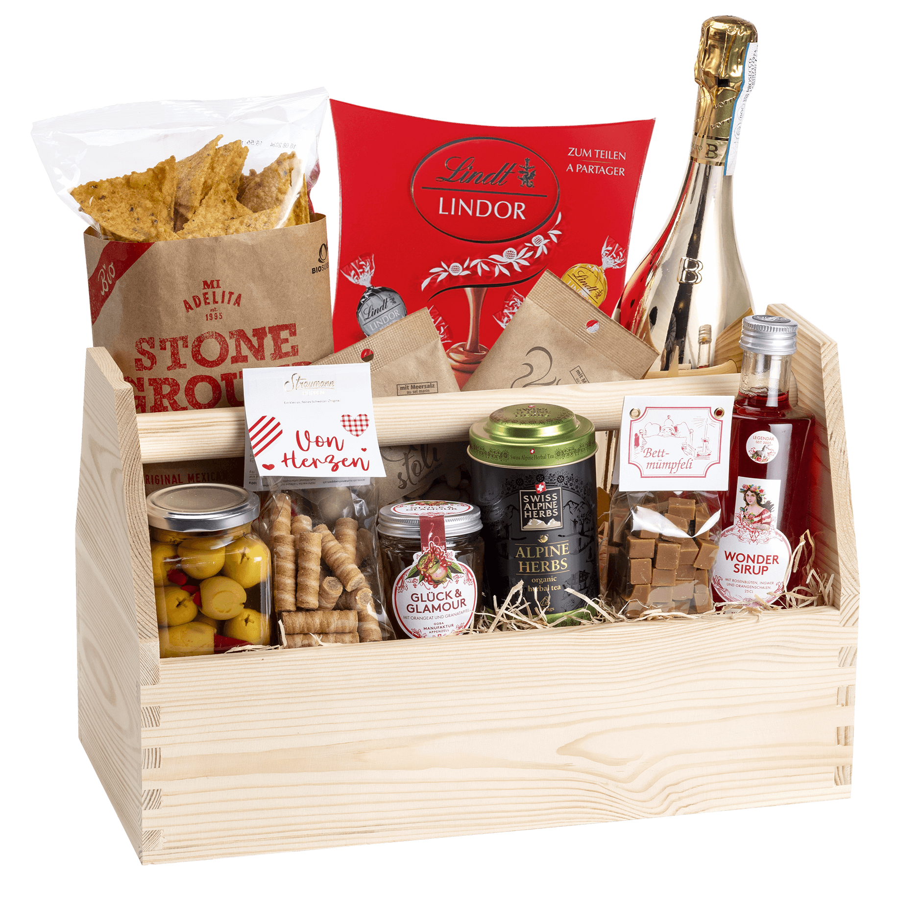 Geschenkkorb Lichterglanz (Preis inkl. Gravur)