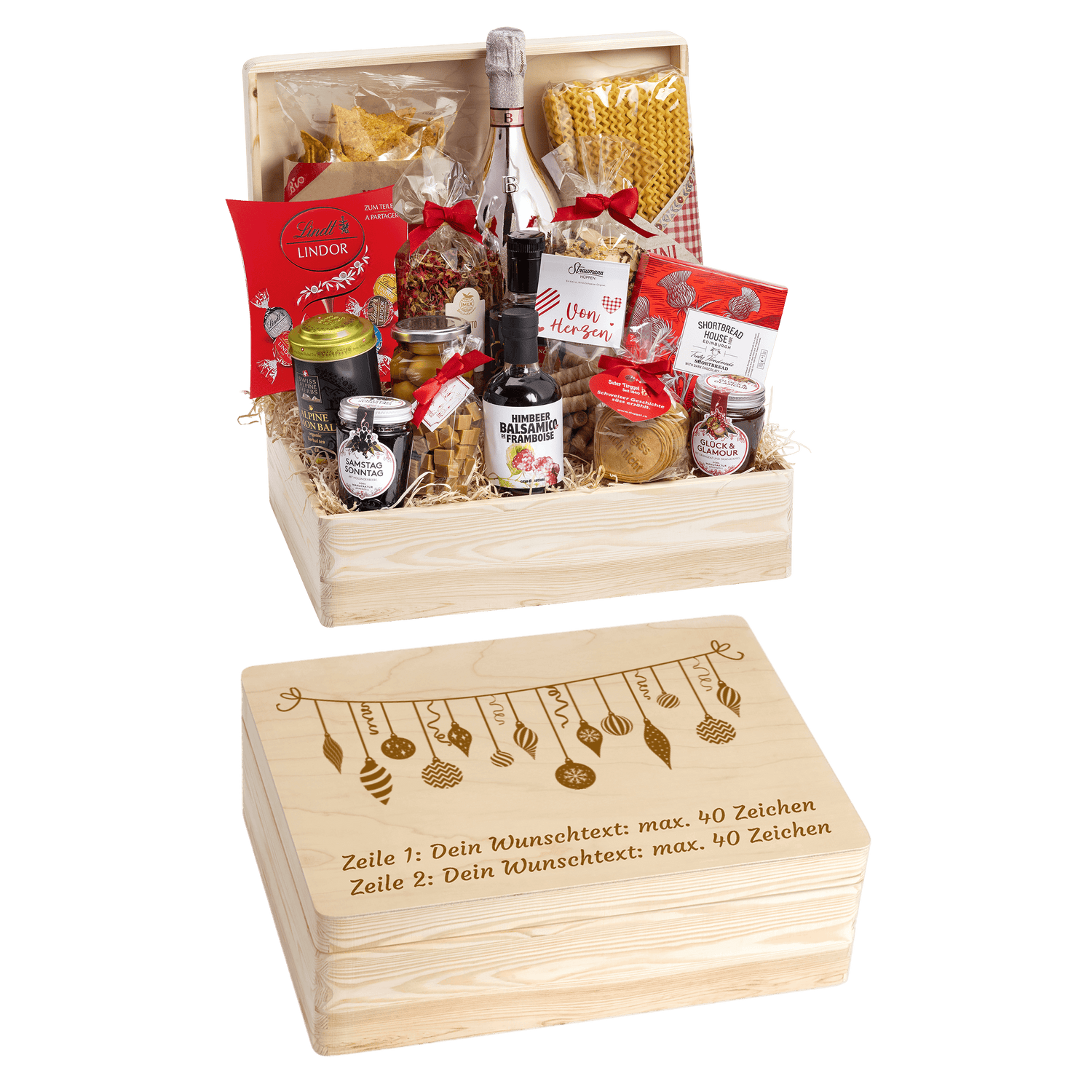 Geschenkkorb Sternenglanz (Preis inkl. Gravur)