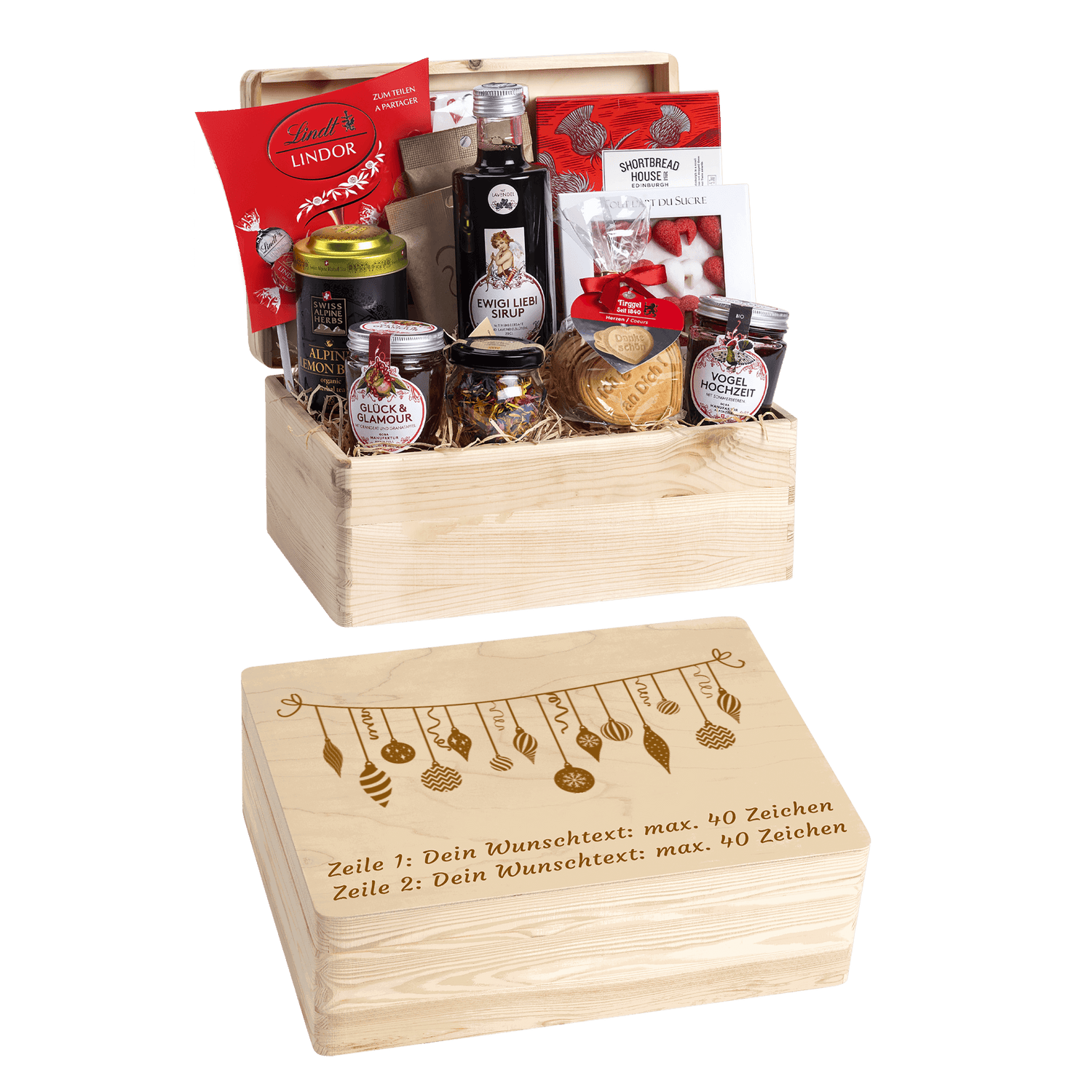 Geschenkkorb Weihnachtszauber (Preis inkl. Gravur)