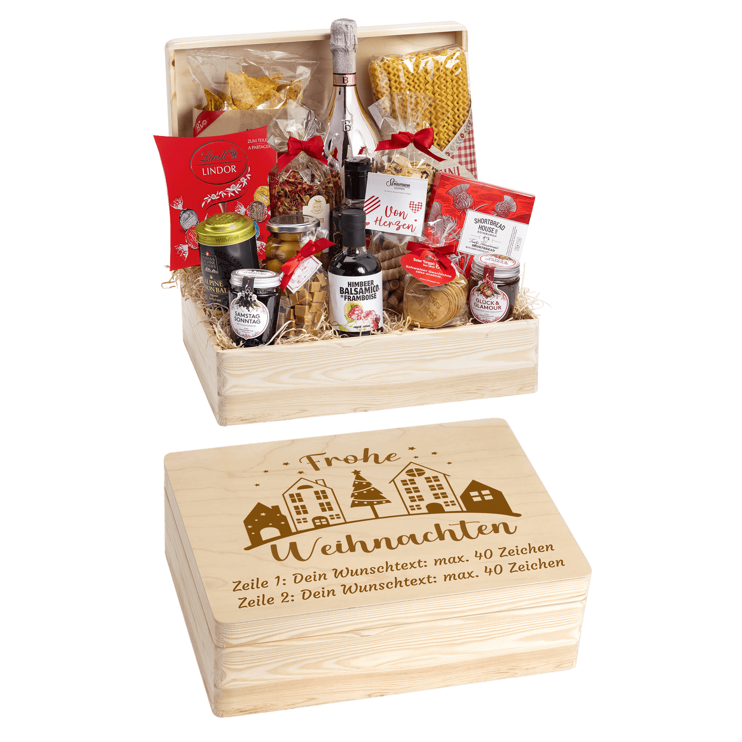 Geschenkkorb Sternenglanz (Preis inkl. Gravur)
