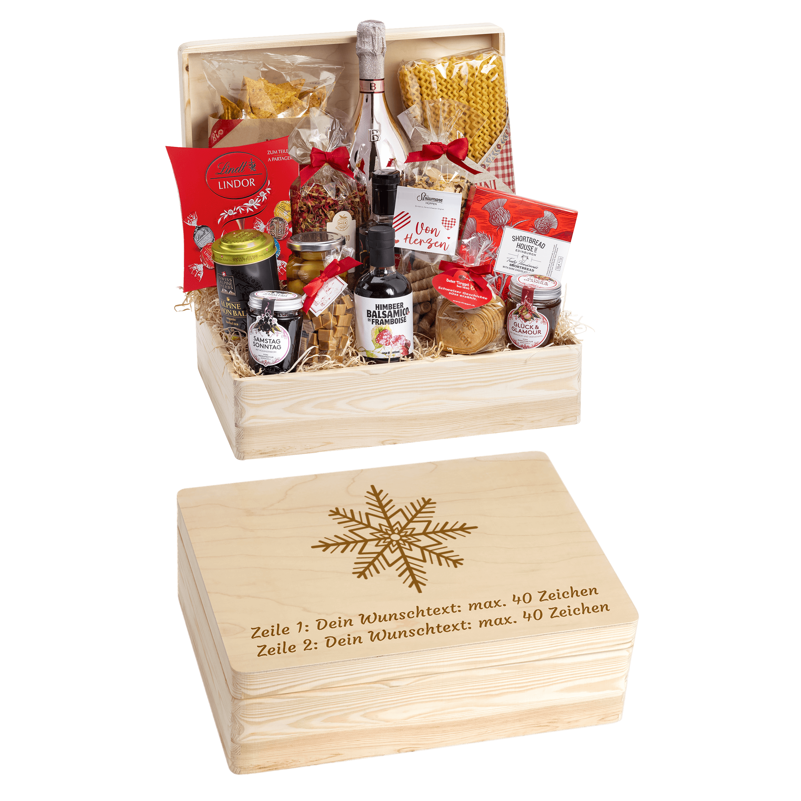 Geschenkkorb Sternenglanz (Preis inkl. Gravur)