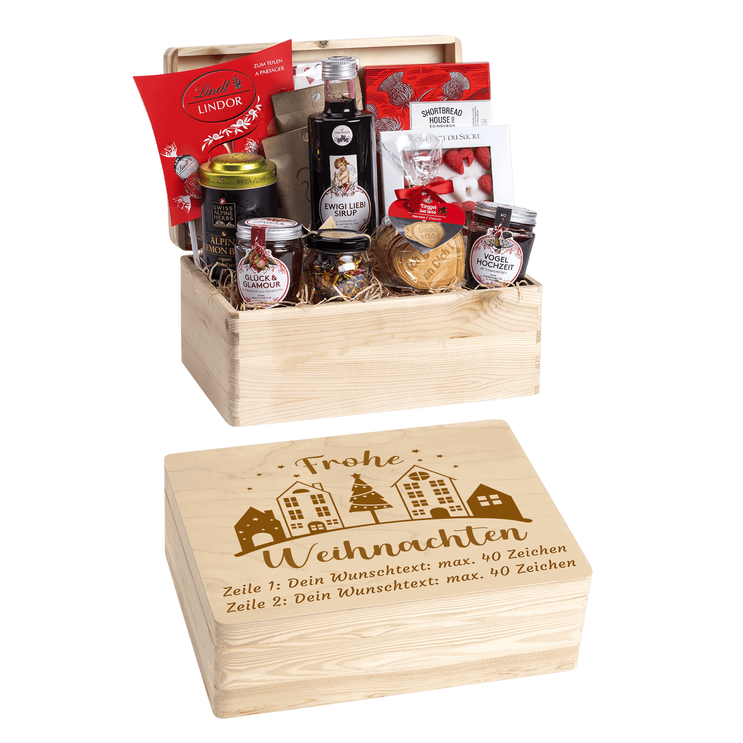 Geschenkkorb Weihnachtszauber (Preis inkl. Gravur)