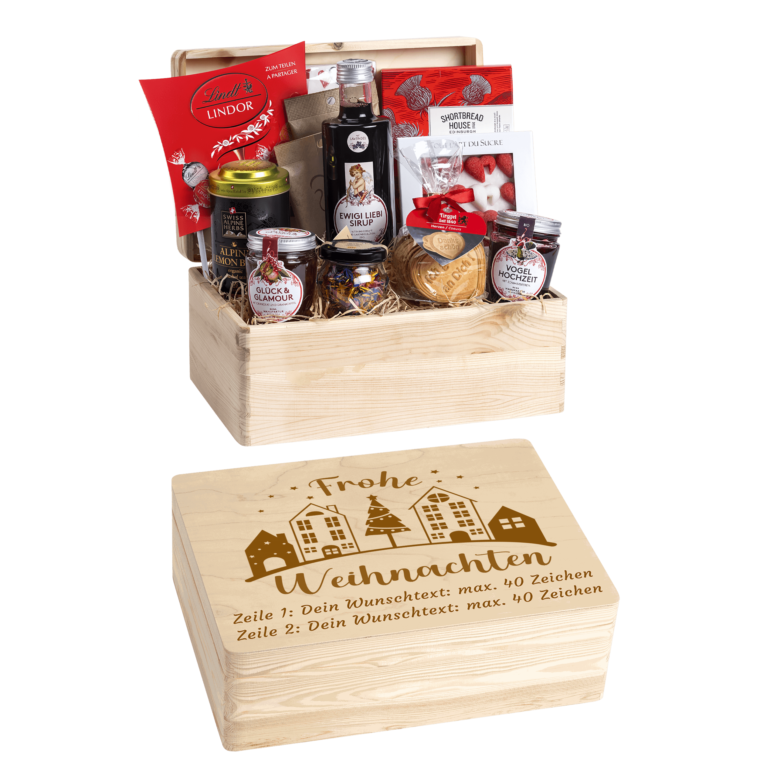 Geschenkkorb Weihnachtszauber (Preis inkl. Gravur)