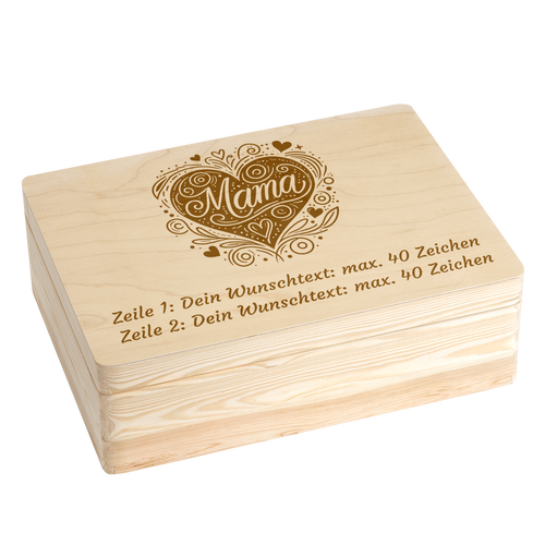 Geschenkbox Mama zum Personalisieren