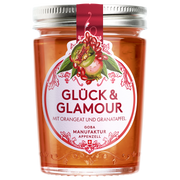 Glück & Glamour Aufstrich mit Orangeat und Granatapfel