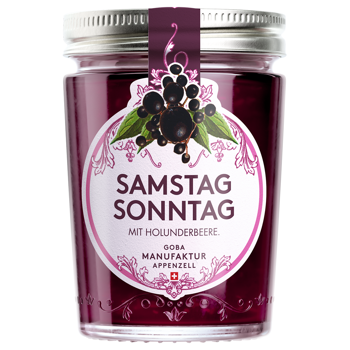 Samstag Sonntag Gelée mit Holunderbeere