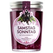 Samstag Sonntag Gelée mit Holunderbeere