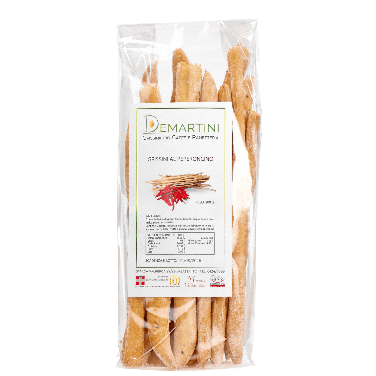 Demartini Grissini al Peperoncino