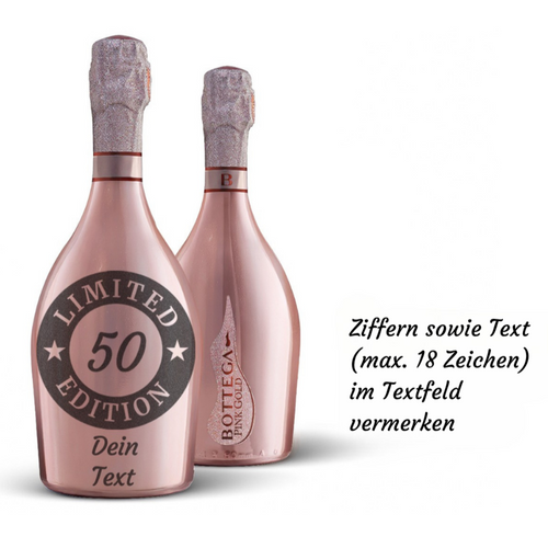 Prosecco Pink graviert Limited Edition