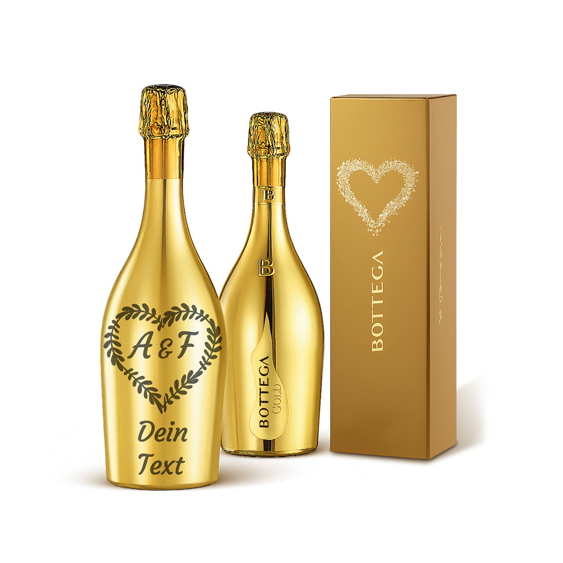 Bottega Prosecco Gold Trevisio DOC Brut 150 cl (Preis inkl. Gravur)