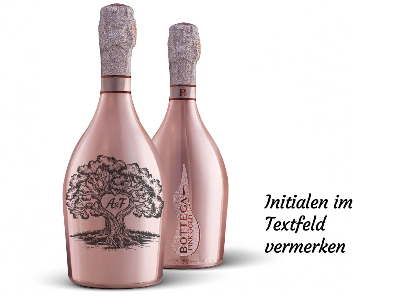 Bottega Prosecco Pink Gold Trevisio DOC Brut 75cl (Preis inkl. Gravur)