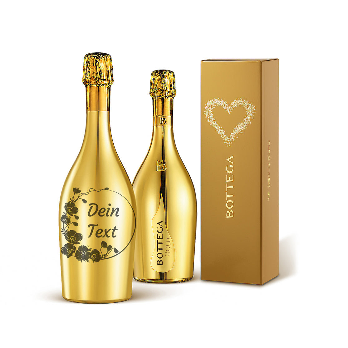 Bottega Prosecco Gold Trevisio DOC Brut 150 cl (Preis inkl. Gravur)