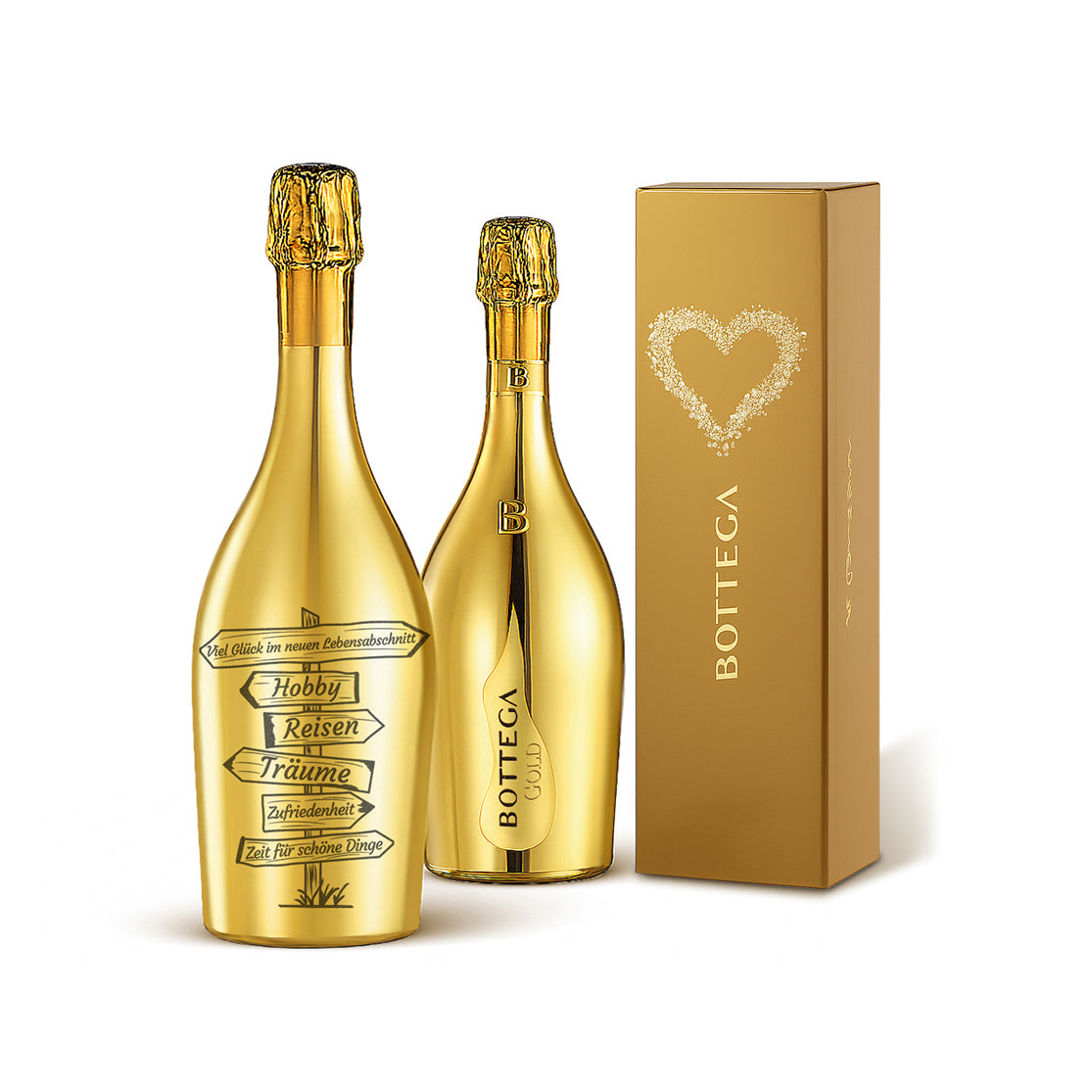 Bottega Prosecco Gold Trevisio DOC Brut 150 cl (Preis inkl. Gravur)
