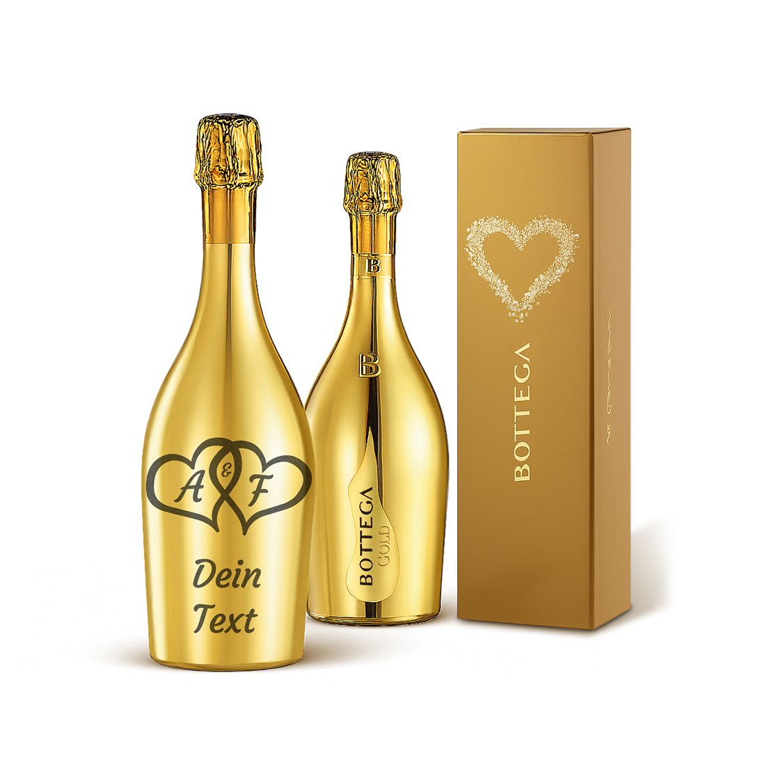 Bottega Prosecco Gold Trevisio DOC Brut 150 cl (Preis inkl. Gravur)