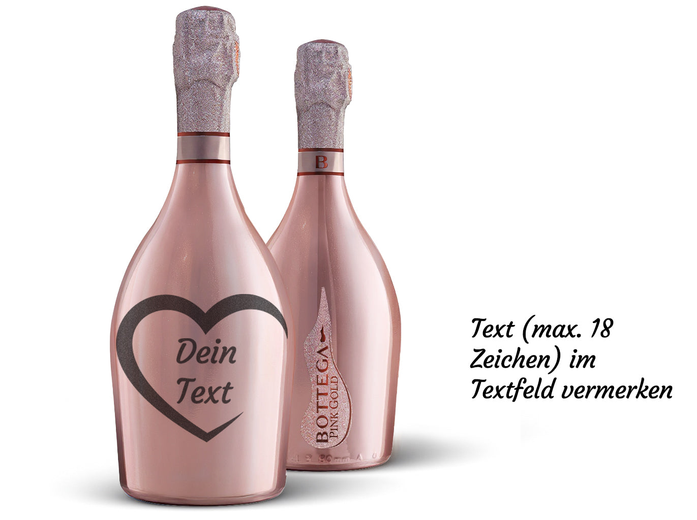 Bottega Prosecco Pink Gold Trevisio DOC Brut 75cl (Preis inkl. Gravur)