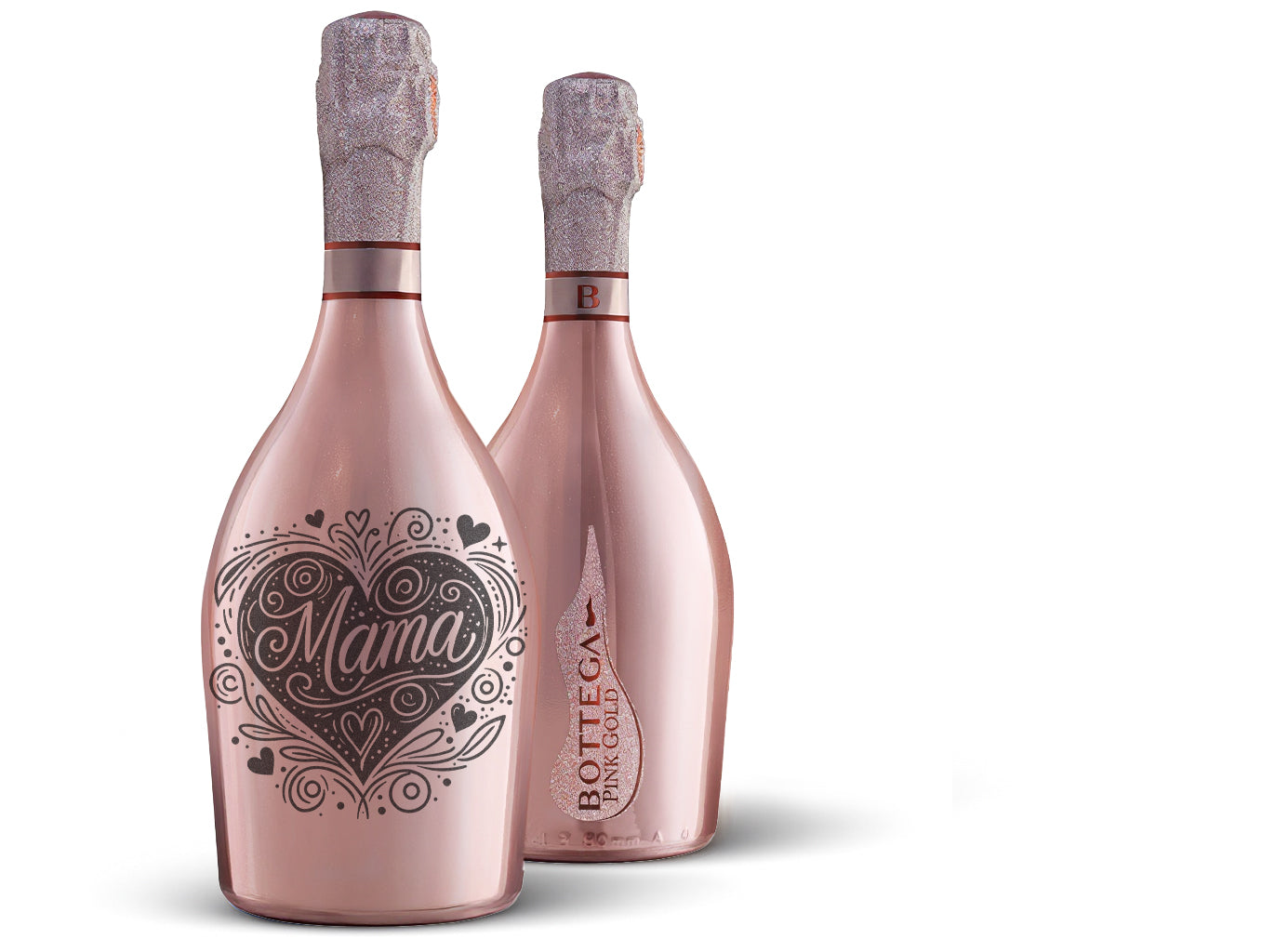 Bottega Prosecco Pink Gold Trevisio DOC Brut 75cl (Preis inkl. Gravur)