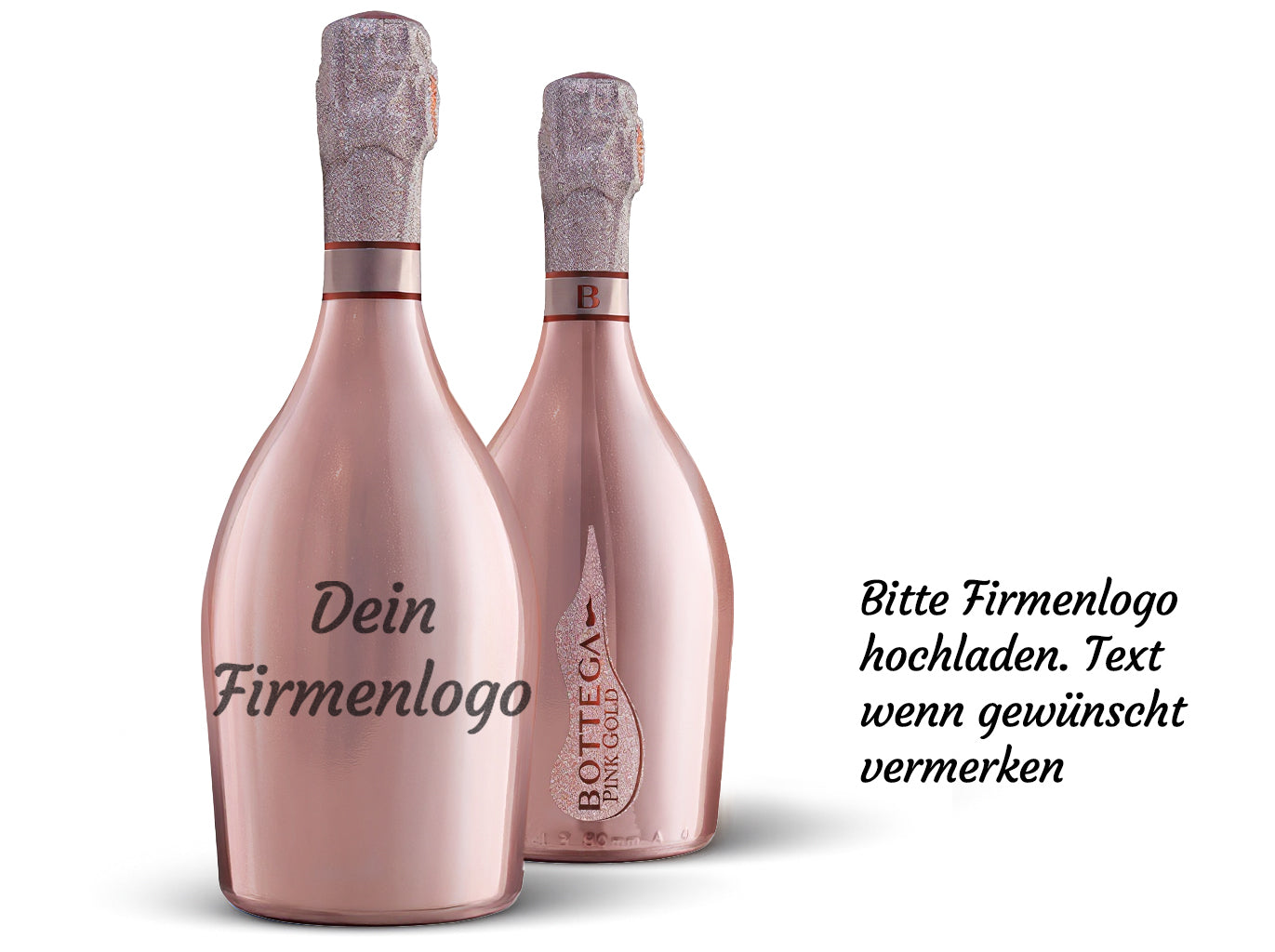 Bottega Prosecco Pink Gold Trevisio DOC Brut 75cl (Preis inkl. Gravur)