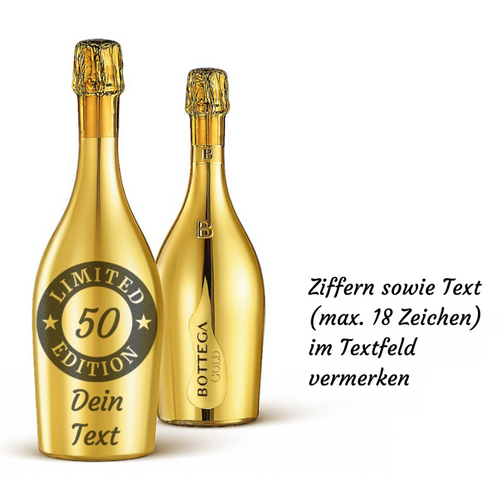Prosecco Gold 150cl  graviert Limited Edition 