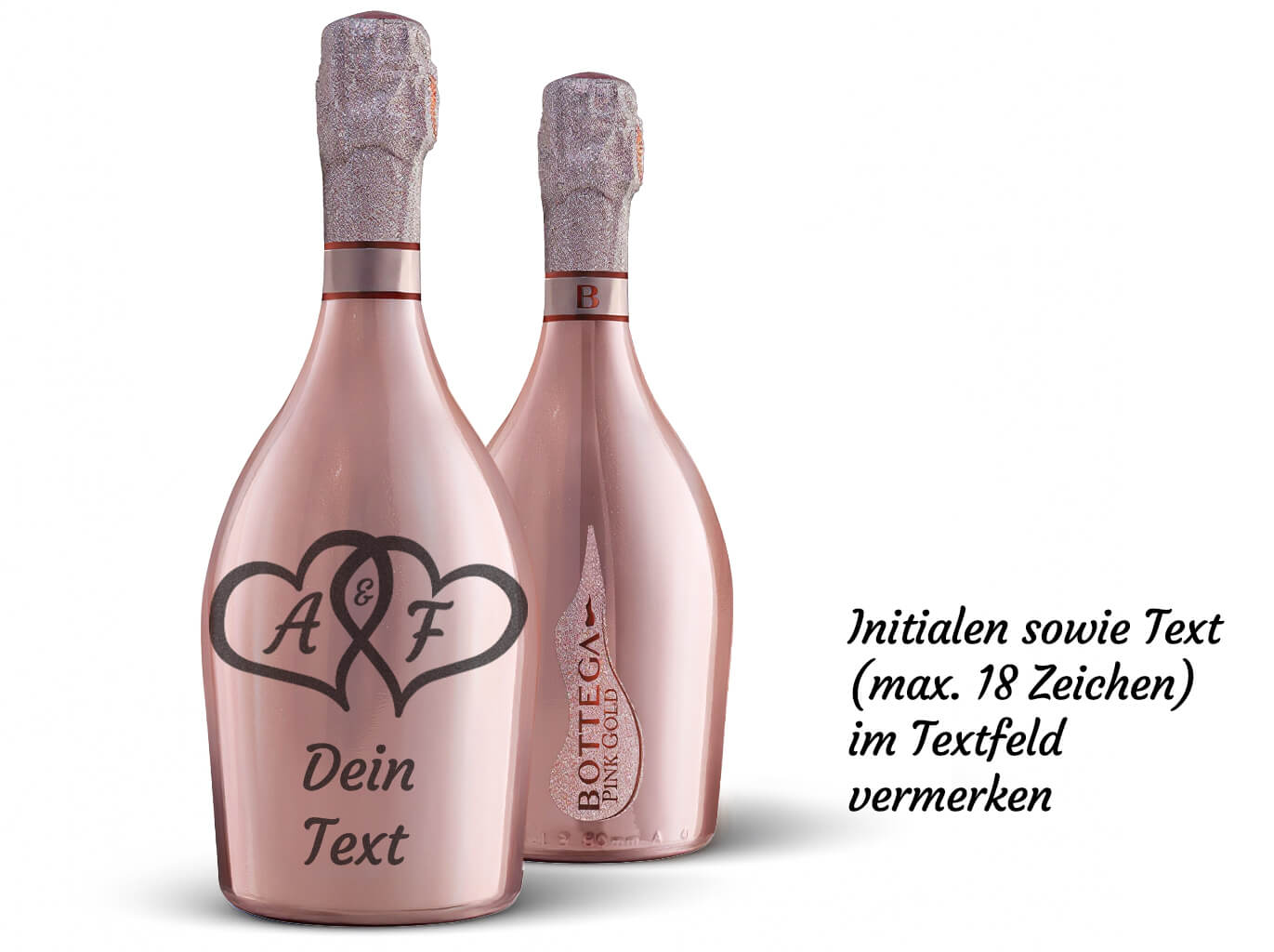 Bottega Prosecco Pink Gold Trevisio DOC Brut 75cl (Preis inkl. Gravur)