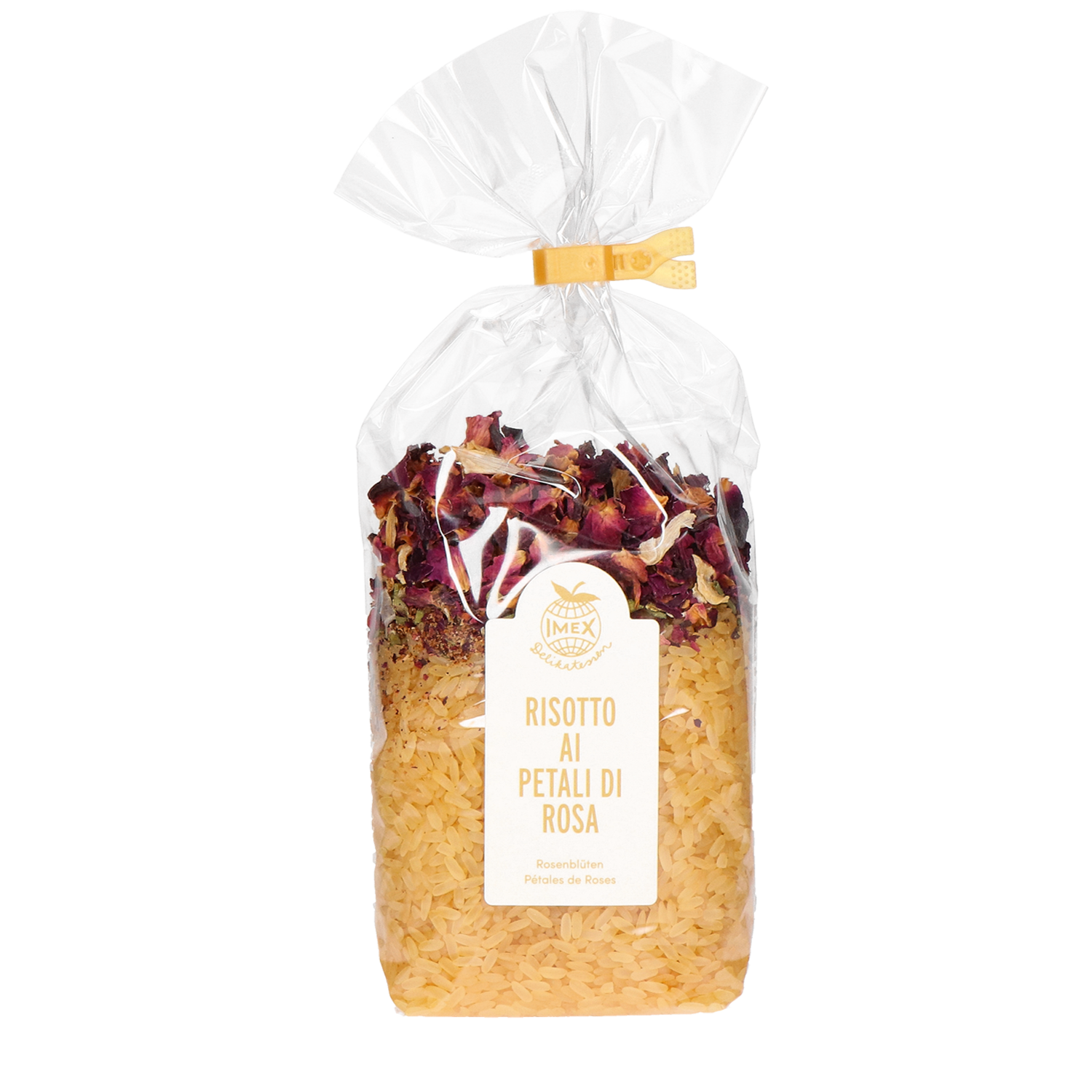 Risotto mit Rosenblüten
