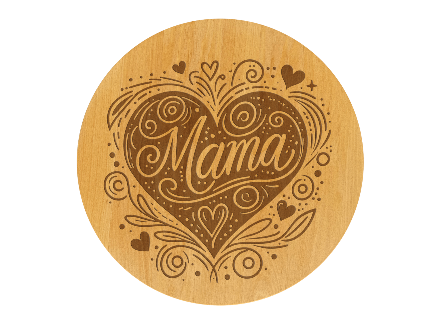 Drehteller graviert Mama