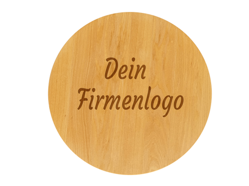 Drehteller mit Gravur Firmenlogo