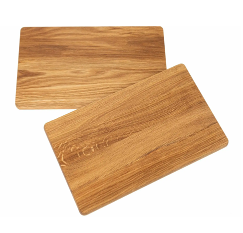 Schneidebrett Eiche geölt 30 x 18 x 1.5 cm (Preis inkl. Gravur)