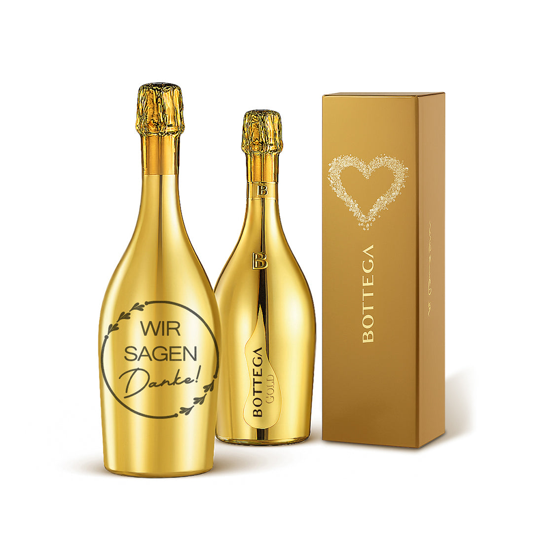 Bottega Prosecco Gold Trevisio DOC Brut 150 cl (Preis inkl. Gravur)