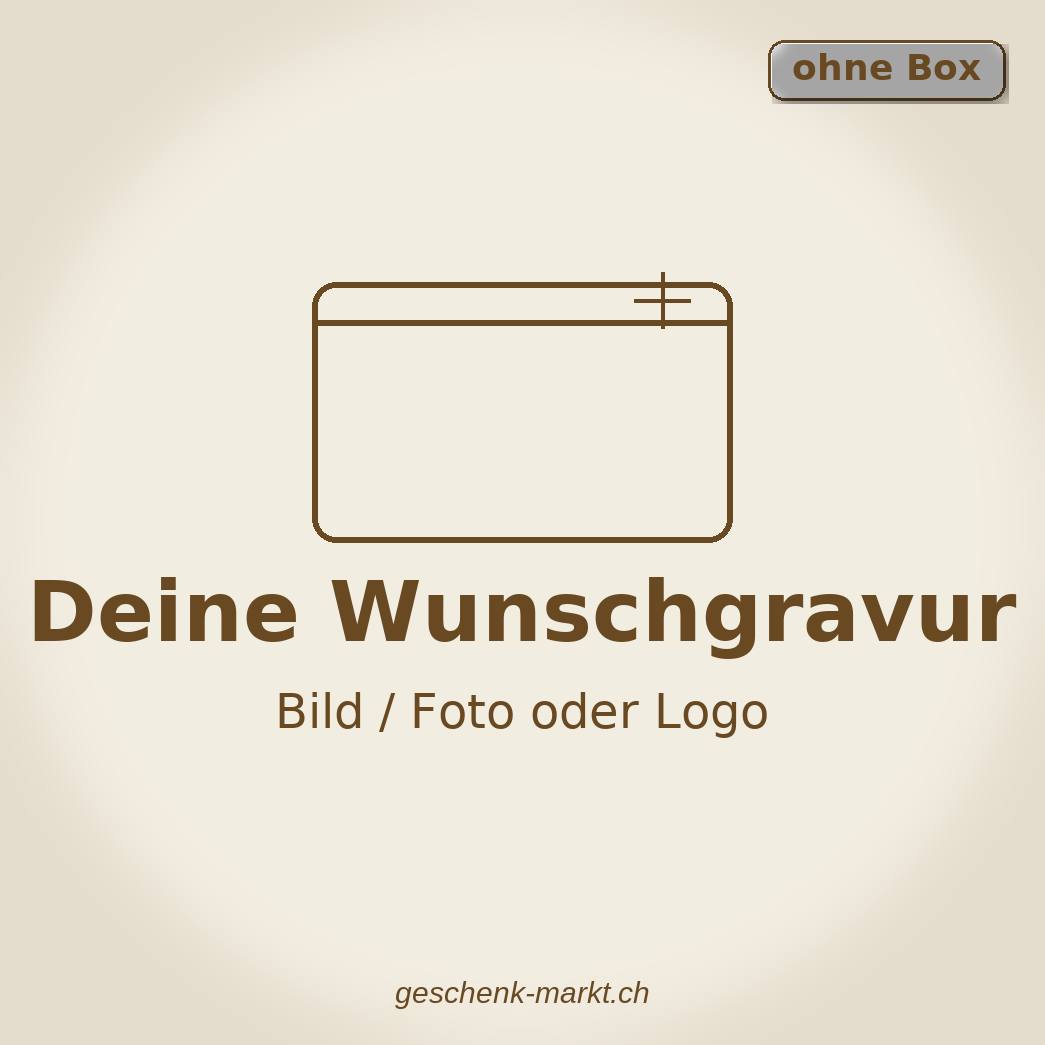 Gravurkosten deines Wunschsujet auf der Holzbox (ohne Box) Personalisierung der Holzbox