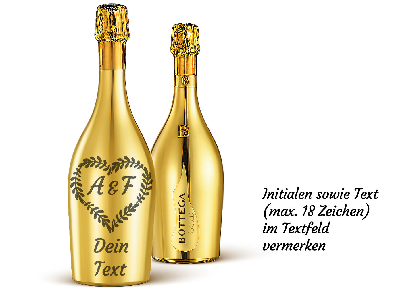 Bottega Prosecco Gold Trevisio DOC Brut 150 cl (Preis inkl. Gravur)