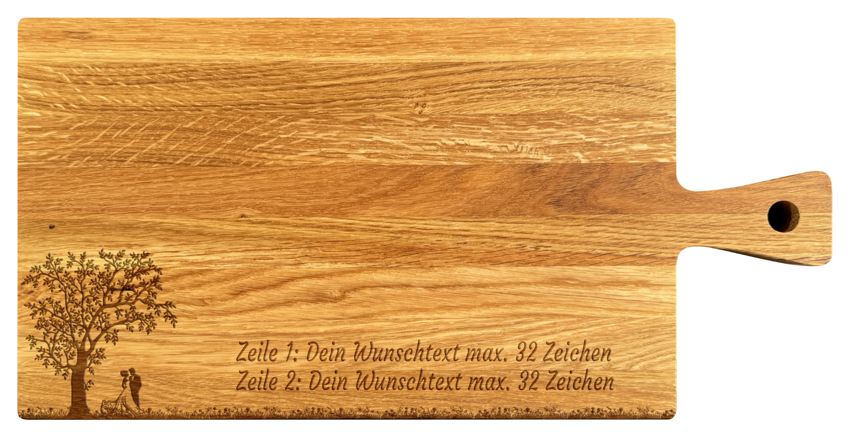 Schneidebrett Gravur Hochzeit 