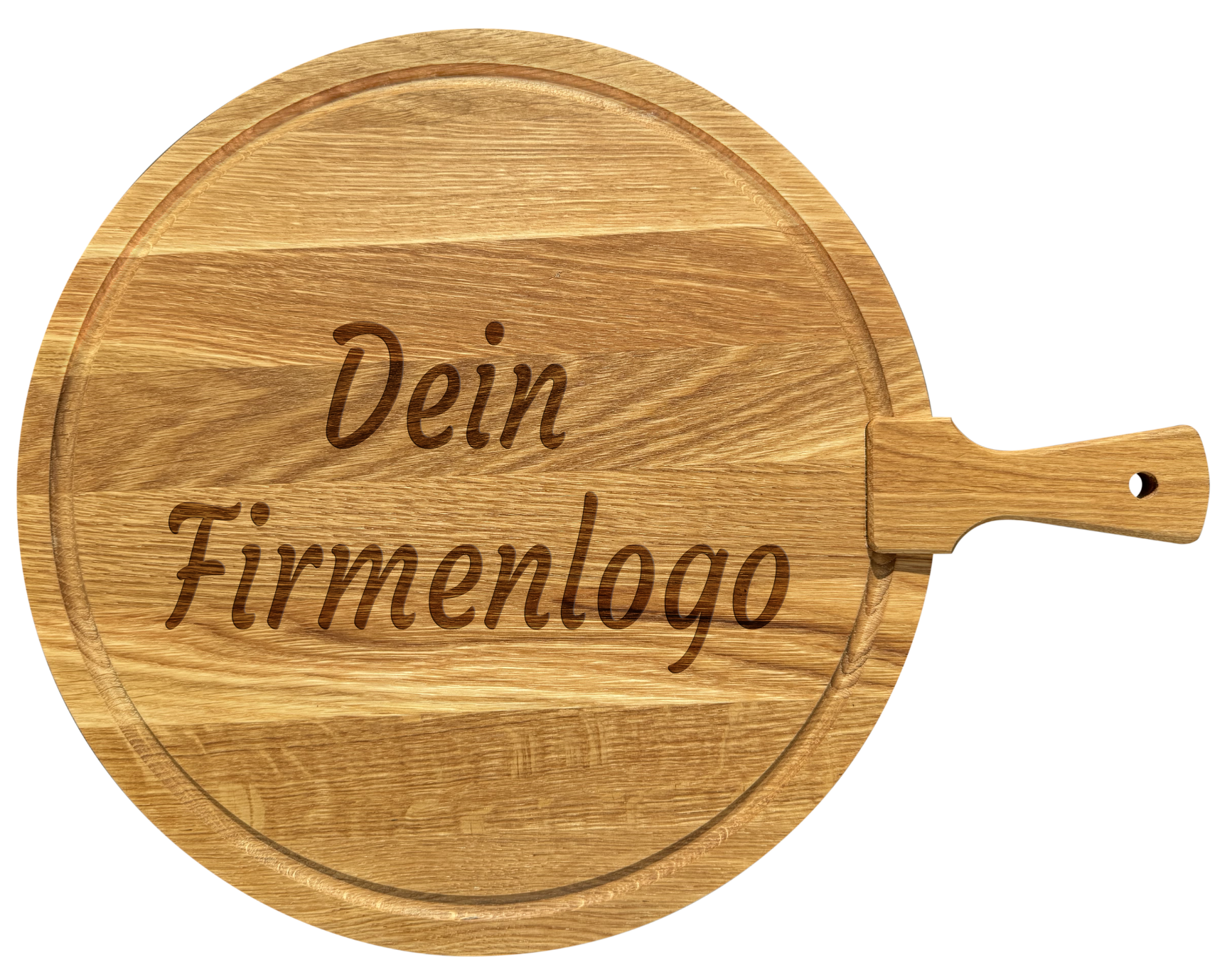 Servierbrett Gravur Firmenlogo